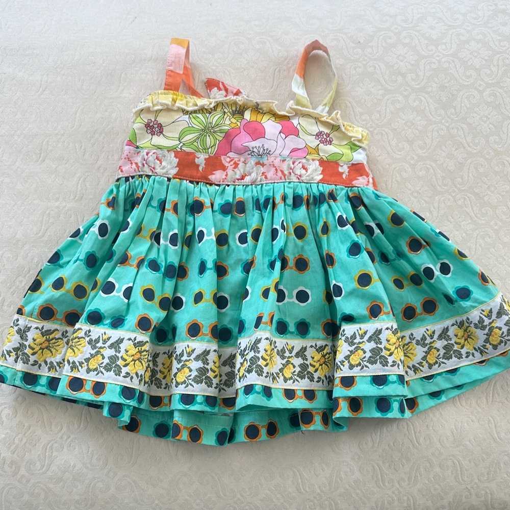 Matilda Jane Floral and Polka Dot Dress - Multicolor